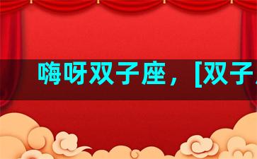 嗨呀双子座，[双子座]